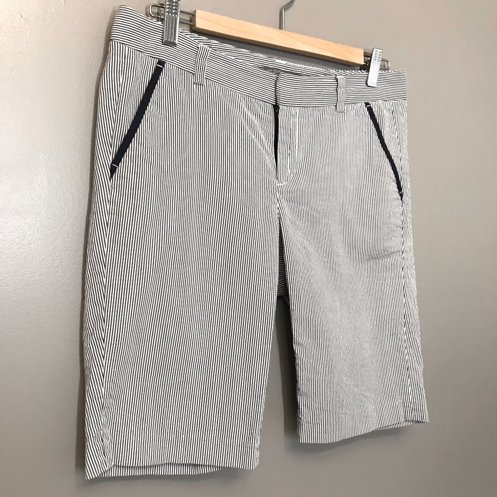 Smart Set pinstripe walking shorts